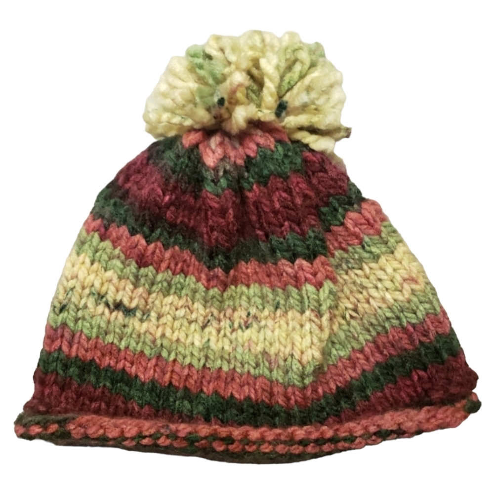 Handmade Girl's Knitted Sweater Hat Made By Elder!